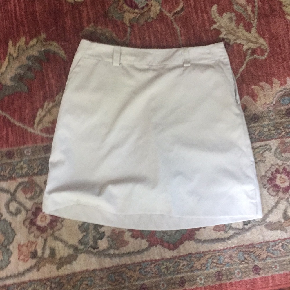 Women's Nike golf skirt in beige